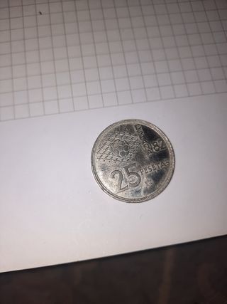 3 Monedas 25 Pesetas España 1980