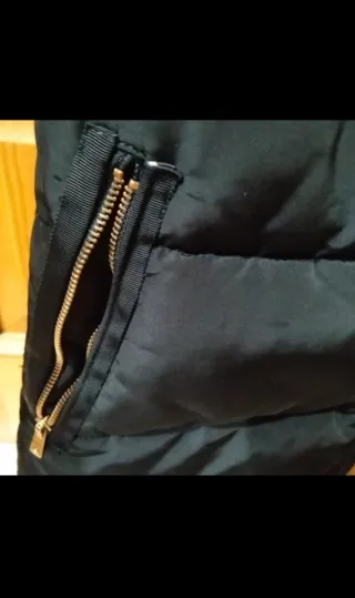 Chaquetón plumón mujer negro