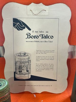 Tabella e Set 2 Borotalco Roberts vintage