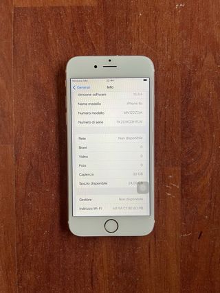 iPhone 6S 32GB Rose Gold – Batteria Nuova -Difetto