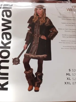 Disfraz Vikinga Talla M-L