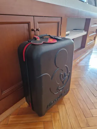 Maleta de cabina Mickey Mouse negra