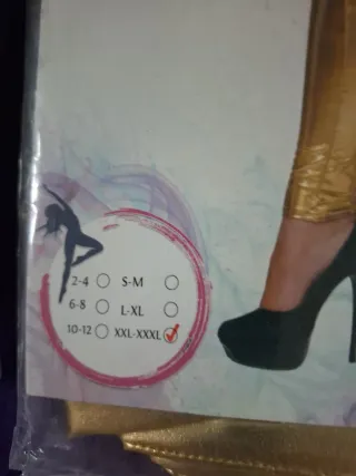 Mallas doradas elásticas