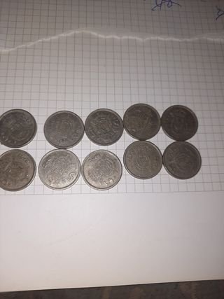 10 Monedas 5 Pesetas