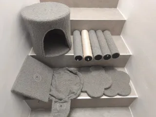 Árbol para gatos de suelo a techo