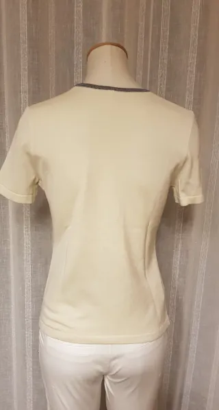 Naulover Top Beige y Azul