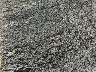 Alfombra Shaggy Gris Poliéster