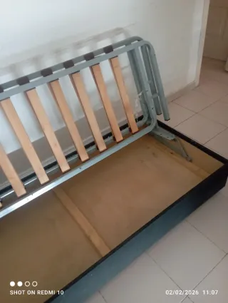 Sofá cama con cajón