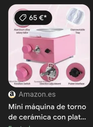 Torno de alfarería mini