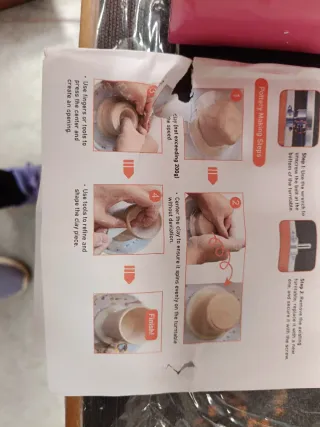 Torno de alfarería mini