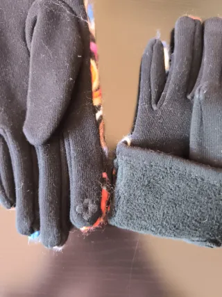 3 pares de Guantes: Frida Kahlo, Espirales, Verdes