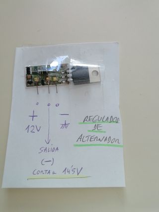 Regulador de alternador 12V a 14.5V