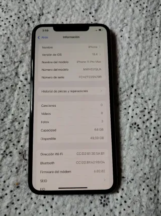 iPhone 11 Pro Max 64GB Space Gray