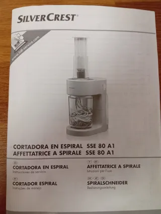 Cortador en espiral Silver Crest