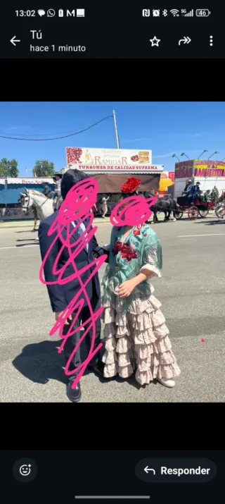 Traje de flamenca para niña