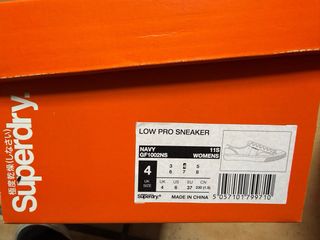 Zapatillas Superdry Azul Marino y Blanco