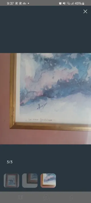 Cuadro decorativo madera y cristal