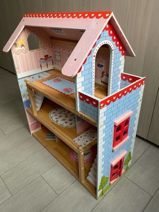 Casa delle bambole in legno con accessori KidKraft