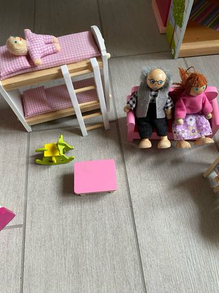 Casa delle bambole in legno con accessori KidKraft