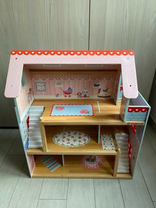 Casa delle bambole in legno con accessori KidKraft