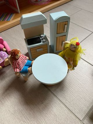 Casa delle bambole in legno con accessori KidKraft