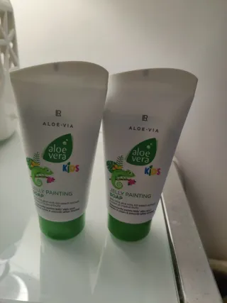 2x Sabonete Jelly Painting Aloe Vera Kids