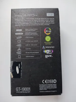 Samsung Galaxy S Plus Negro