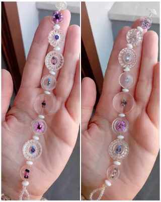 Bracciale bottoni fantasmino