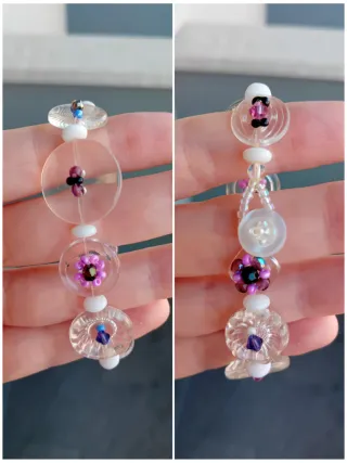 Bracciale bottoni fantasmino