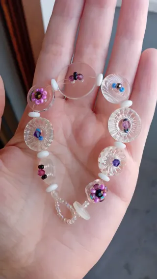 Bracciale bottoni fantasmino