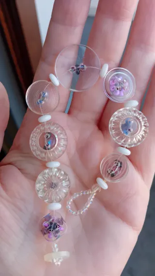 Bracciale bottoni fantasmino