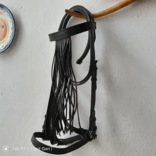 Cabezada Española con Riendas Cosida