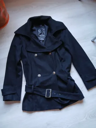 Zapatos de cuña negros tejidos + Chaqueta