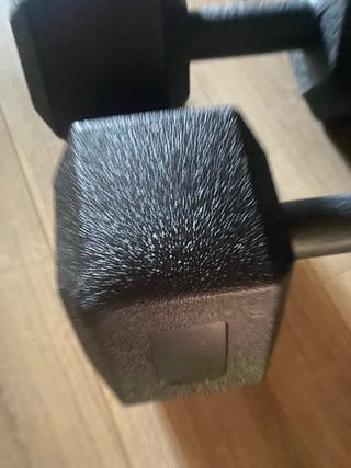 Mancuernas hexagonales negras