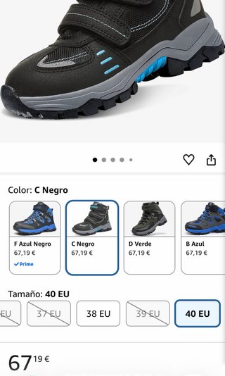 Botas Trekking VITIKE Nº 40 (=39)
