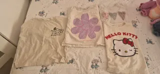 Lote 4 camisetas niña Talla 5