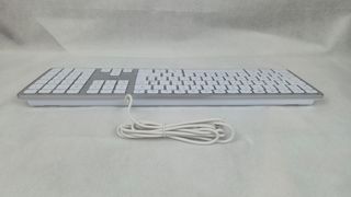 Teclado Mobility Lab AZERTY Mac USB Gris Blanco