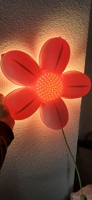 Lámpara Flor Rosa Ikea