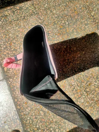 Bolso Transporte Mascotas Nobleza Rosa