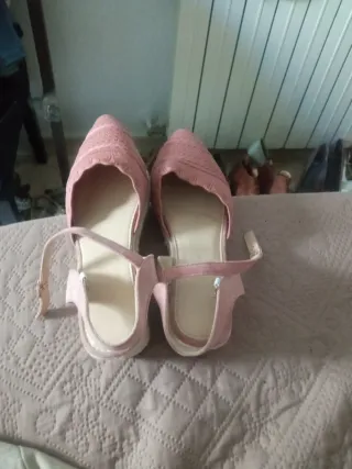 Zapatos planos mujer rosa
