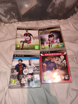 Lote 4 Juegos PS3 FIFA: 15, 13, Street, Deluxe