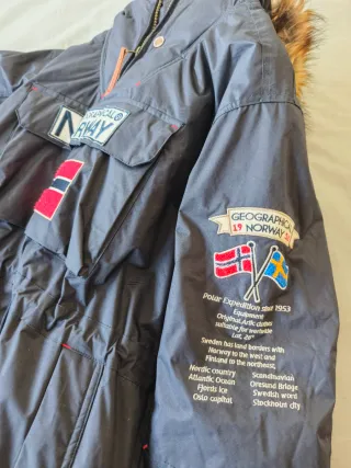 Chaqueta Geographical Norway Negra Talla L