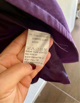 Trench donna viola doppiopetto