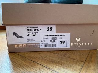 Zapatos salón Martinelli color Alga, talla 38