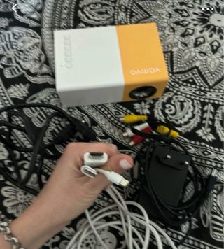 Videoproiettore VAMVO bianco e arancione