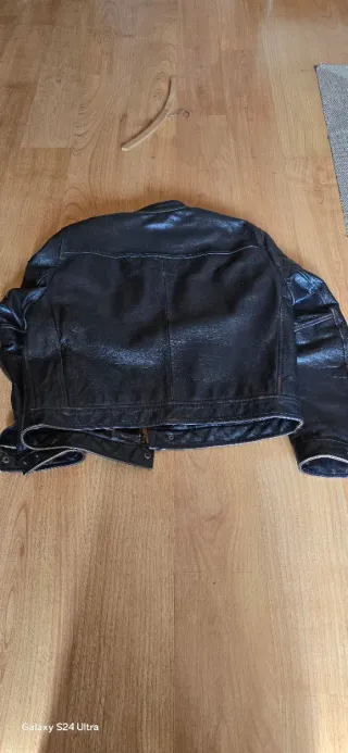 Cazadora de cuero XL