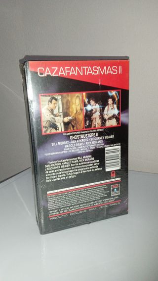 CAZA FANTASMAS 2 VHS PRECINTADO DE LA EPOCA