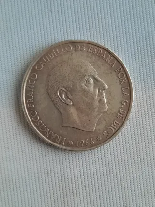 Moneda 100 Pesetas Plata 1966