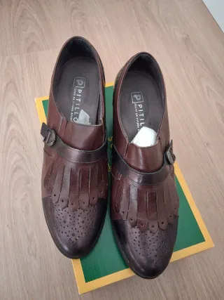 Zapatos Pitillos Piel Mujer Marrones