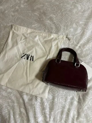 Bolso Zara city burdeos